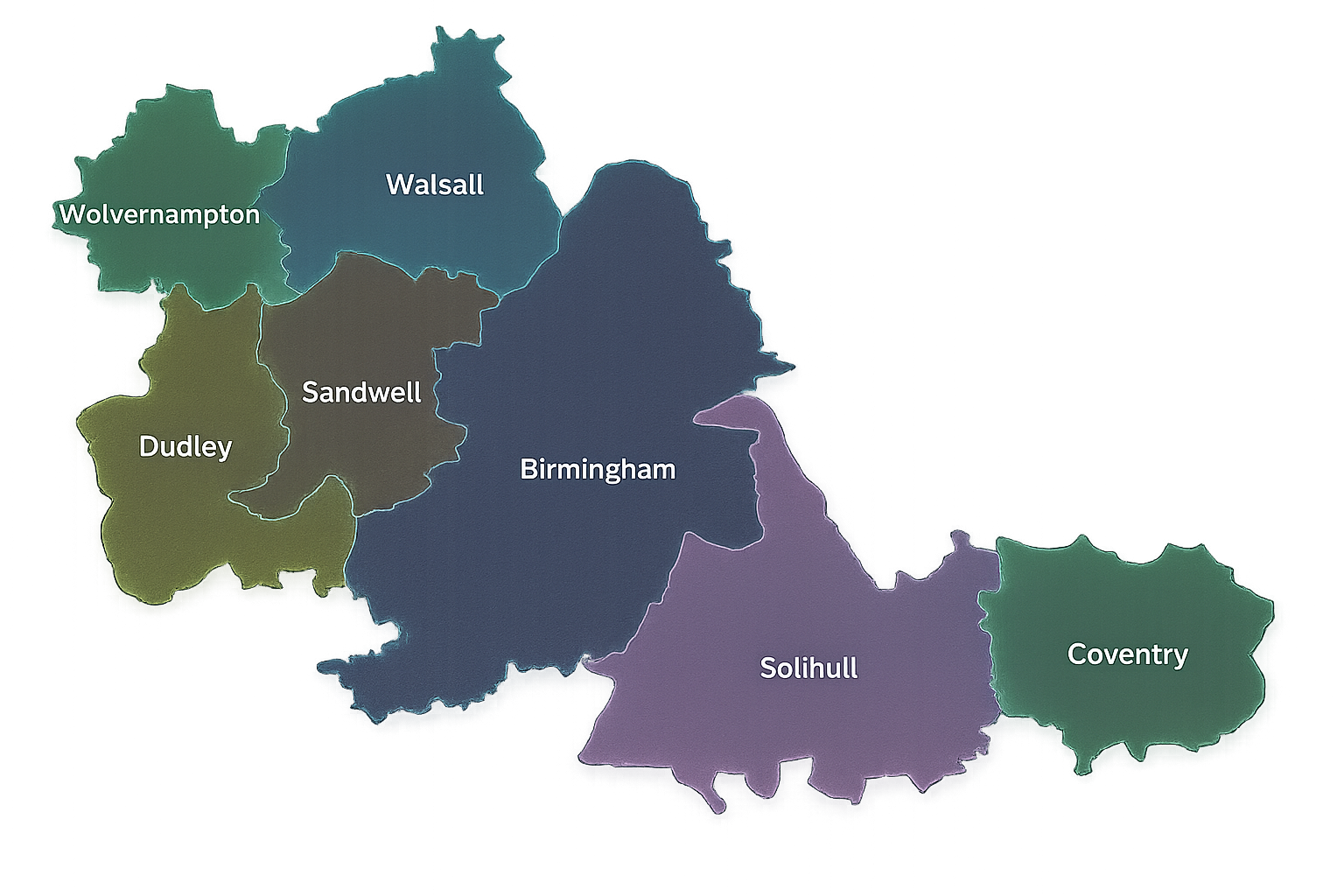 West Midlands coverage map